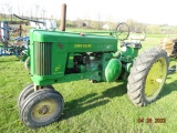 John Deere 60 Antique Tractor w/ Power Steering, Tachometer, Good Running T