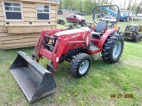 Massey Ferguson 1540 4wd Compact Tractor w/ 1524 Loader, 794 Hours, Gear Dr