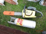 Pioneer Chain Saw & LP Gas Tank