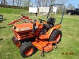 Kubota B2150 4wd Tractor w/ Mid Mount Mower, 1285 Hours, Hydro, 1285 Hours,