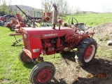 International 140 Antique Tractor w/ 1 Point Fast Hitch, New 11.2-24 Tires,