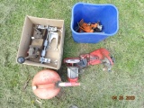 Clamps, Chain Sharpener, Gas Can