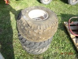 (3) ATV Tires