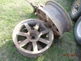 (2) Steel Wheels