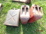 (3) Jerry Cans