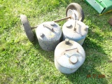 Trailer Axle & Gas Cans