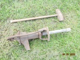 Sledge Hammer & Well Pump