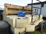 10x20 Boat Dock w/ Handrail, Everything On Top Of Trailer But Trailer Not I