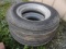 (2X) Like New 5.50-16 Tires & Rims Off Farmall H, Sold By The Piece Times 2