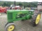John Deere 50 Antique Tractor, Like New Firestone 12.4-38 Tires, Hydraulic