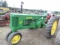 John Deere 50 Antique Tractor, 12.4-38 Tires, 6 Speed, Should Run With Mino