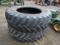 Pair Of GoodYear 20.8-42 Radial Tires