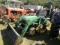 John Deere 755 4wd Compact Tractor w/ 52 Loader & Mid Mount Mower, Ag Tires