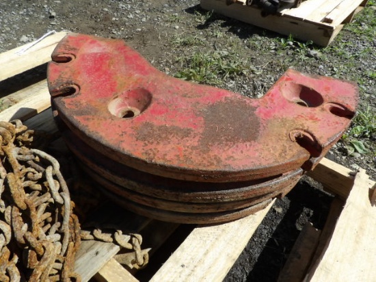 (2X) International / Farmall Spilt Wheel Weights, Sold By The Piece Times 2