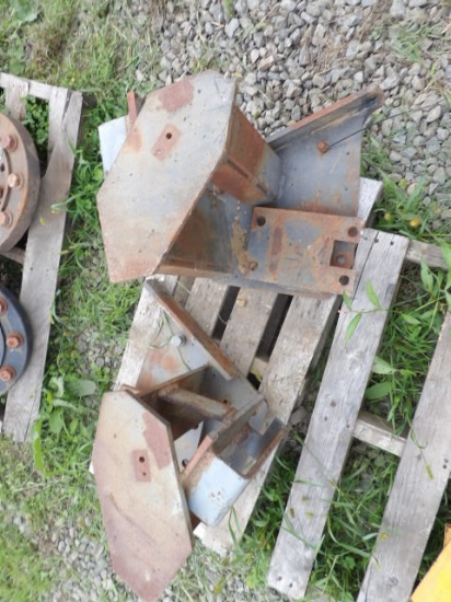 Pair Of Skid Steer Weight Brackets