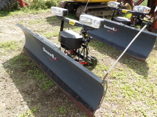 Snowex 7'6" RD Truck Snowplow Off Half Ton Pickup, Nice Shape But We Do Not