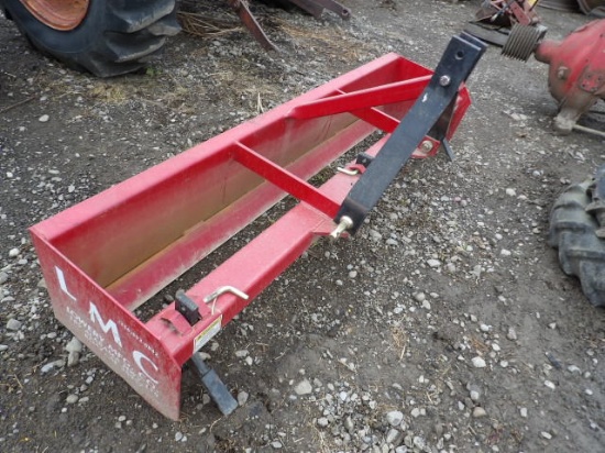 LMC 72" 3pt Box Blade, Unused