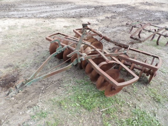 John Deere 78" Disc For M & MT Tractors, Rare & In Good Shape
