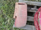 (2x) Massey Ferguson Suitcase Weights, Hard To Find For 50-85 & Alike Model