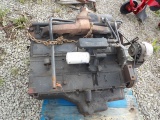 International D358 Engine, No Injection Pump, Hole In Block