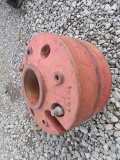 (2X) Pair Of McCormick Deering W6 Wheel Weights, Sold By The Piece Times 2