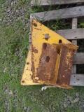 Pair Of Yellow New Holland Skid Steer Weight Brackets