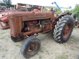 Farmall W6 Antique Tractor, 16.9-30 Tires, Wheel Weights, No Seat, Carb Or
