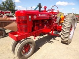 Farmall M Antique Tractor Set Up For Pulling, 13.6-38 Armstrong Tires, Weig