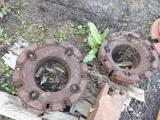 (4X) New Holland Wheel Weights, Very Rusty, By The Piece Times 4