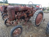 Farmall Super AV Antique Tractor, Mid & Rear Cultivators, Complete Not Runn