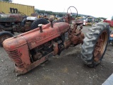 Farmall M Parts Tractor, Mainly Complete Less Front End, Wheel Weights