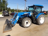 2022 New Holland Workmaster 75 Tractor w/ 5 Hours! Cab w/ Heat Air & Buddy