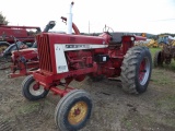 International 806 Diesel Tractor , Wide Front, Fast Hitch With 3pt Adapters