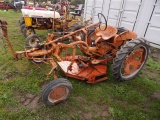 Allis Chalmers G Antique Trator w/ Mid Mount Mower, Hydraulic Lift, Runs &