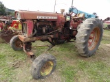 Farmall 460 Gas Tractor, Homemade Wide Front, 18.4-38 Tires, Fast Hitch, No