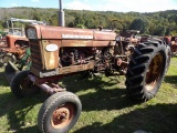 Farmall 460 Gas Tractor, Wide Front, Fast Hitch, Pulley, Wheel Weights, 18.