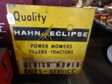Hahn Eclipse Power Motors Sign, Ulrich Mower, Double Sided Flange