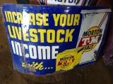 Morton Increase Your Livestock Income Sign