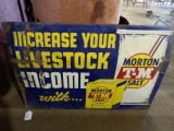 Morton Increase Your Livestock Income Sign