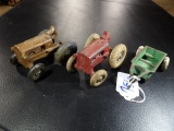 (2) Arcade AC Cast Tractors & Cast Pan