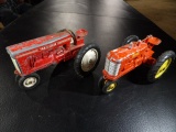 (2) Tru Scale IH Tractors