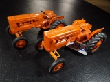 (2) Plastic Allis Chalmers D Series Tractors, Smaller Scale