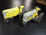 (2) Small Yellow F-450 Tractors