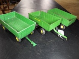 (3) Green Wagons