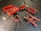 Group Of 6 Red Implements