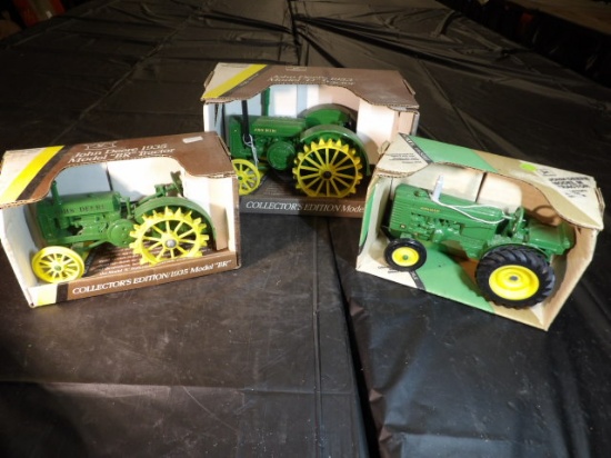 (3X) John Deere BR, M, D On Steel, By The Piece Times 3