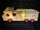 Wooden Fire Truck