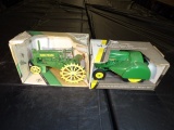 (2X) John Deere A On Steel Wheels & John Deere 60, By The Piece Times 2