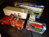 Lot Of 4 Vehicles, Quaker State, ERTL Christmas, Nylint, Spector