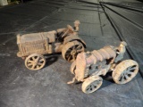 Cast Iron Fordson & McCormick Tractors, Sold As A Pair
